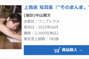 【悲報】上西恵の写真集売上が大爆死・・・