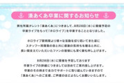 ホロライブ「湊あくあが卒業しますがこの件が弊社業績に与える影響は極めて軽微です」