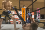 【動画】シバターさん、K-1選手と対戦し4秒でKOされてしまう