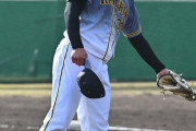 阪神３位佐藤蓮が大荒れ初実戦　異例の試合打ち切り