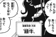 【ワンピース】「緑牛」の正体を隠し続ける意図が分からん