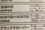 有吉弘行「あとはHUNTER×HUNTER復帰してくれるともっと最高」 冨樫義博の『少年ジャンプ』連載復活を熱望