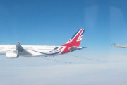 お披露目されたばかりのイギリス空軍のVIP空輸仕様の空中給油機が出撃！