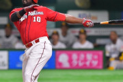 広島ピレラ、特大ホームランで6試合連続安打！ホークス和田から対外試合1号！！