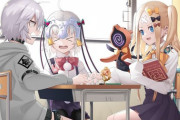 【FGO】小学生やってるジャック＆サンタリリィ＆アビーちゃん！！　「SAN値チェックの時間よ」