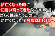 父が亡くなった時に母に言い寄ってきた父方の親戚。しばらく疎遠だったのに、母が亡くなった後今度は自分に…