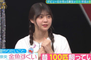 冨里奈央ちゃん、金魚を100匹飼っていたｗｗｗ【乃木坂46】