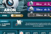 【ポケモンGO】18時から「ココドラ」が大量発生、博士送りの飴が2倍
