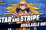 3vs3対戦アクション『僕のヒーローアカデミア All's Justice』有料DLC第1弾 「スターアンドストライプ」 が2/26より配信開始