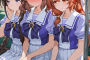 【ウマ娘】このままトレセン学園まで…。「1人だけ少女？が混ざってるんだが」
