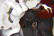 【FGO】ぐだ子＆プーサーオルタイラスト！！　黒い鎧かっこいいね！