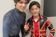 憧れの昌磨くんから弟へ！フィギュアスケートの絆が繋がる感動の物語。ノービス時代の璃士くん、そして今、お下がり衣装の序珠亜くんと昌磨くんを思わせる璃士くん。