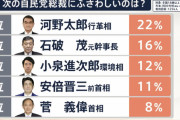 【悲報】小泉進次郎さん、次期首相候補へ　世論調査がトンデモナイことに