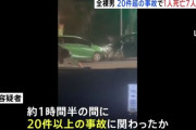 埼玉の全裸男（48）、1時間半で20件以上の事故を起こしていた　1人死亡 7人重軽傷