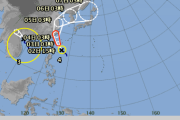 台風、3号に続き4号も発生