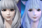 【FF14】モバイル版のキャラグラが良すぎて何とか変えて欲しいという要望。旧版・現行・モバイル版のミコッテグラ比較がコチラ
