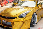 【画像】ドバイで4500万円で売られている金ピカの日産GTR