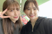 兒玉遥さん、元HKT48の山本茉央ちゃんからゴルフを教わる