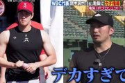 鈴木誠也の筋肉がヤバイ「大谷翔平の倍やらないと(大谷級の筋肉が)つかない」