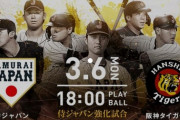 【試合実況】[2023/03/06]　壮行試合　日本代表vs阪神タイガース　18:00～