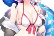 【FGO】ビキニ姿で浮き輪を持ったマシュ！！　思いっきり遊びまくろう！