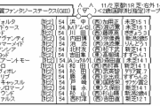11/2(土) 第24回 KBS京都賞ファンタジーステークス(GIII) part2