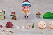 《ゆるキャン△》ねんどろいど「各務原なでしこ ソロキャンVer. DXエディション」予約開始！劇中で印象的なSNSのタイムラインをイメージした「SNS吹き出しプレート」が付属