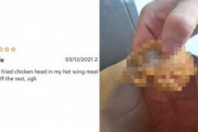 【衝撃画像】KFCのボックスチキンに揚げた鶏の頭が混入…女性「食べられなくなった」