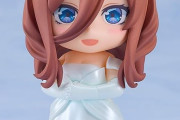 《五等分の花嫁》ねんどろいど「中野三玖 ウエディングドレスVer.」予約開始！オプションパーツに「ヘッドホン」「ブーケ」「花びら背景シート」ほか