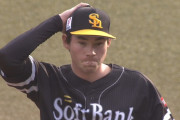 ソフトバンク・スチュワート、1イニング4四球　2者連続押し出しで逆転される