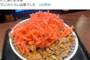 新日レスラーが「吉野家の牛丼に紅生姜特盛」を公開でSNSで議論勃発も…吉野家広報が回答した“盛っていい量”の最終結論