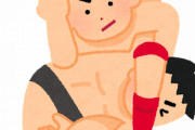 【gif】プロレスは八百長だって言ってる奴、これ見ても同じこと言える？