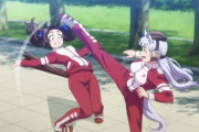 【ウマ娘】OPのゴルシキックとそれをかわすジョーダンが可愛いｗ「ジョーダンに上段蹴りって」