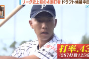 独立リーグの4割打者、中田航大(25)さん指名されるか微妙