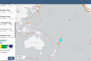 【USGS】30日、南太平洋 トンガ諸島で「M7.0」の地震発生