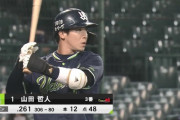 山田(ＦＡ) .261 12本塁打48打点OPS.782 8盗塁