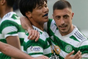旗手怜央、絶妙決勝ミドル弾で今季初ゴール！古橋亨梧も先制弾で今季7得点目！セルティックは2-1勝利し首位キープ（関連まとめ）