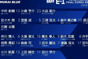 【画像】E-1選手権に臨む日本代表メンバー発表！J1日本人最多得点の仲川ら10人が初選出