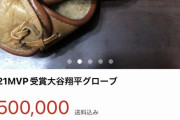 【朗報】MVP大谷翔平実使用激レアグラブ、買えることが判明