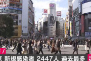 外国人「東京のコロナ感染者が過去最多2447人！ロックダウンすべきだ」