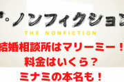 ザ・ノンフィクション結婚相談所はマリーミーでミナミの本名や年齢、ネットの声についても
