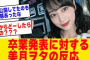 山下美月卒業に対する美月ヲタの反応【乃木坂　まとめ】