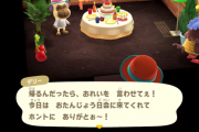 あつまれどうぶつの森 今日はお猿のデリーの誕生日