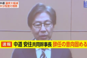 中道の安住氏､共同幹事長を辞任へ 中道は大敗 自身も小選挙区で自民の森下千里氏に負ける