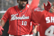 広島ピレラ10号ホームラン2桁到達！
