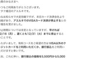 【悲報】VISA、オタク系婚活サイトでも決済停止になるｗｗｗｗ