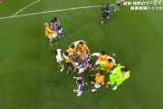 ◆W杯小ネタ◆ドイツ戦勝利の瞬間の日本代表がほとんど優勝したときみたいで草