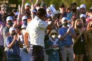 日本人が、あのマスターズで初優勝しました。アナウンサーも解説者も泣いてる。