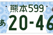 ナンバー図柄変更容認へ、国交省　走る広告塔、低迷てこ入れ