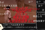 RTA動画「本来はここで～なる筈でしたが続行します」ワイ「開始数分ならやり直せよ…」